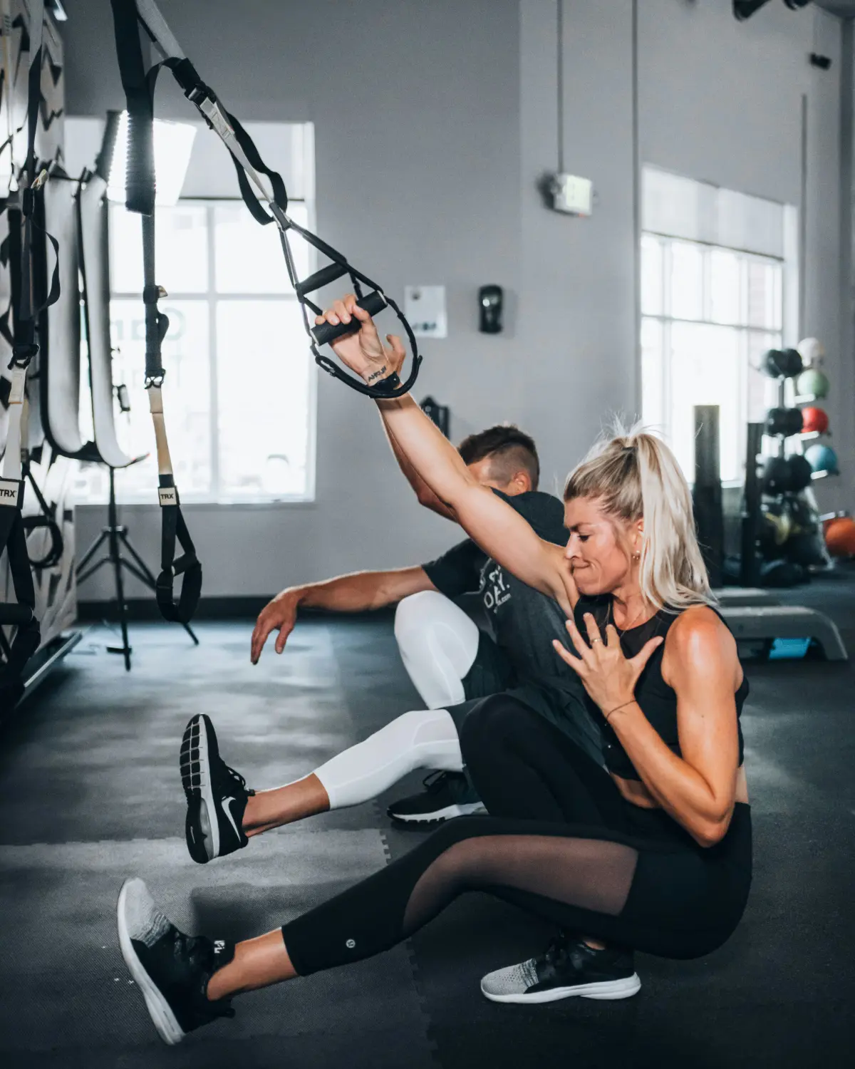 Mann und Frau beim Training von nicolassports 